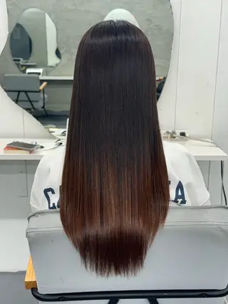 ロング 【柏】ハイトーン× 美髪矯正💫だいちのヘアスタイル