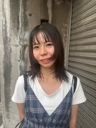 ミディアム カラー ハイトーン🫀 デザイン🪐yumeのヘアスタイル