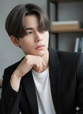 ミディアム メンズ ヘアサロン エム渋谷のヘアスタイル