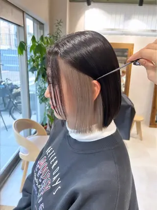 ミディアム カラー 🌷横浜/レイヤー /艶カラー🌷のヘアスタイル