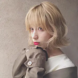 ショート カラー 店長/mao/ 前髪/顔周りカットのヘアスタイル