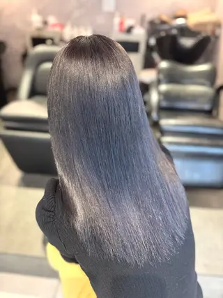 セミロング カラー 🩶mana🩶艶髪 /カラーオンカラーのヘアスタイル