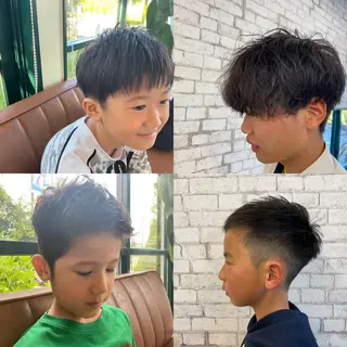ショート メンズ キッズ 竹内 翼のヘアスタイル