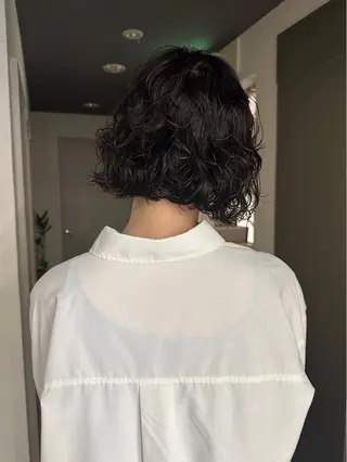 ショート パーマ ボブ/レイヤー/ケア パーマ/リュウタのヘアスタイル