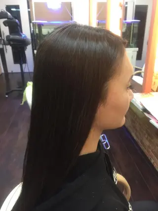 ロング パーマ 桧山 真のヘアスタイル