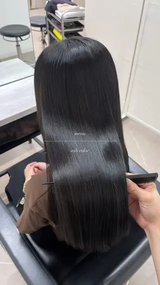 ロング カラー 髪質改善美容室　Lino 香芝五位堂店所属・runa｜艶と透明感 を叶える 奈良香芝のヘアスタイル