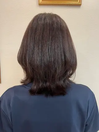 セミロング カバーヘアブリス上尾店所属・飯田 萌友のヘアスタイル