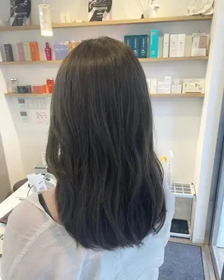 ミディアム カラー レイヤーカット/髪質 改善/矯正🤍吉田のヘアスタイル