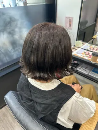 ミディアム カラー 艶髪レイヤー上田 紗也🇰🇷💗のヘアスタイル