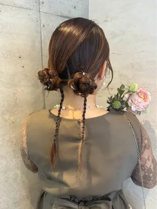 ロング ヘアアレンジ Reve  resort所属・美髪× ヘアセット✨Araiのヘアスタイル