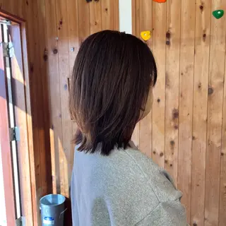 ミディアム 藤田 ゆりなのヘアスタイル