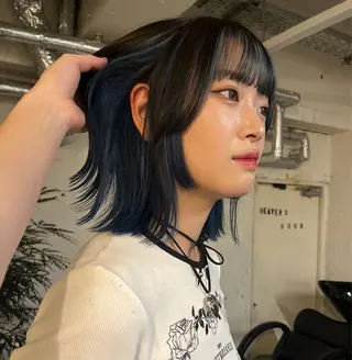 カラー KAHO /ブリーチ /デザイン𖥔 ࣪のヘアスタイル