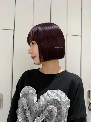 ショート おしゃれボブ/暖色 カラー🧶いろはのヘアスタイル