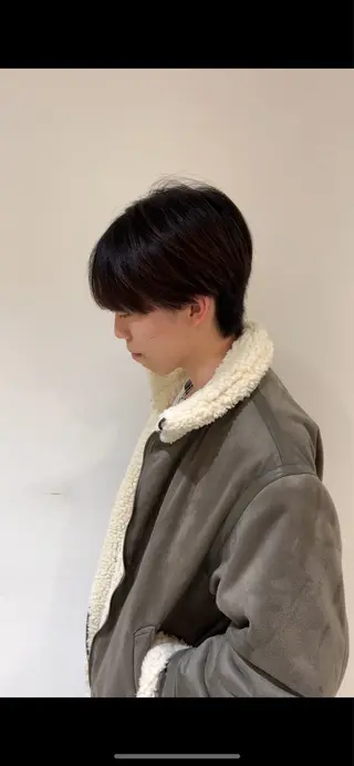 メンズ けいし🐬ボブ 美髪縮毛矯正のヘアスタイル