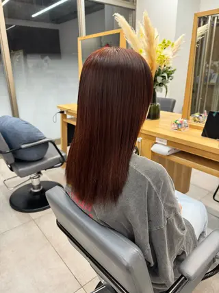 カラー うるツヤカラー💖 なるみももかのヘアスタイル