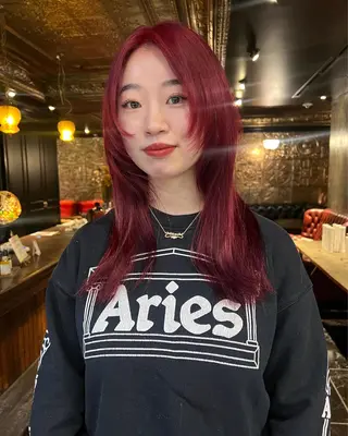 ロング カラー haco＋所属・圧倒的デザイン力 店長🎨RENAのヘアスタイル