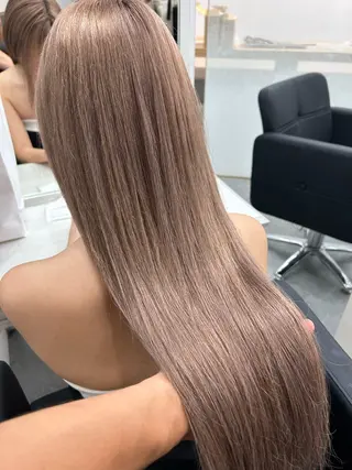 ロング カラー 下妻 カラーエクステ難波のヘアスタイル