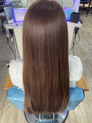 ロング カラー 大谷 亜依のヘアスタイル