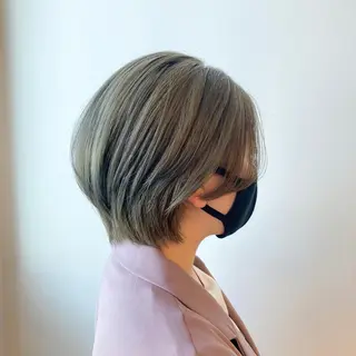ショート カラー 尾籠 美幸 （オゴモリ ミユキ）のヘアスタイル