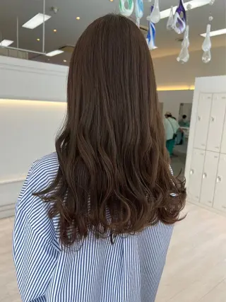 セミロング カラー ParveMix￤ 大賀さつき🍨🤍のヘアスタイル