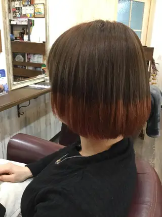 ショート カラー 金崎 新吾のヘアスタイル
