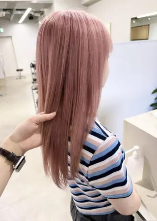 セミロング カラー ✨【公式】 juhl.横浜✨のヘアスタイル