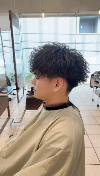 ショート パーマ メンズ 👑大宮メンズパーマ No.1Mizukiのヘアスタイル