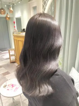 ロング カラー 🥇KEN /レイヤー/艶カラーのヘアスタイル