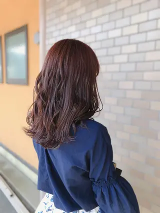 ミディアム カラー 小森 拓哉のヘアスタイル