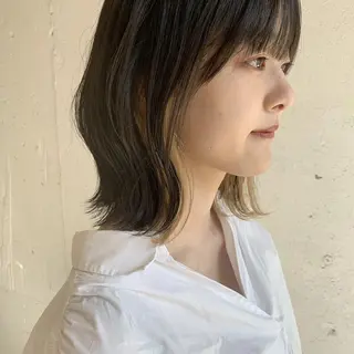 ミディアム カラー 🎈馬場佑馬/ スパイラルパーマ🎈のヘアスタイル