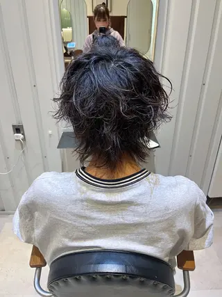 パーマ メンズ La fith hair chrome 大宮店所属・髪質改善ケア🤍小川 友香のヘアスタイル