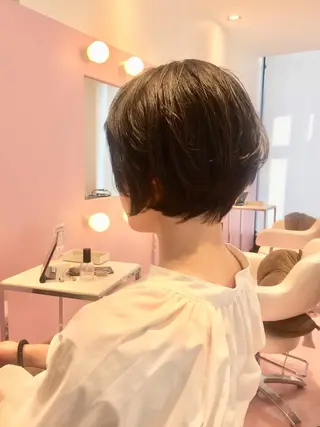 ショート 所渉/韓国レイヤー /ウルフカットのヘアスタイル