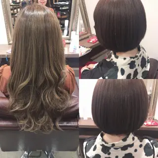 ロング カラー レイヤーカット匠 イソザキノリユキのヘアスタイル