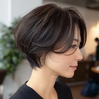 ショート ショート/小顔カット /鎌倉/コウスケのヘアスタイル