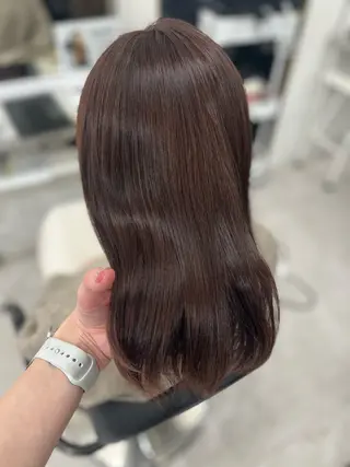 セミロング カラー 🫧ぷる艶カラー🫧 Yuubi🦩のヘアスタイル