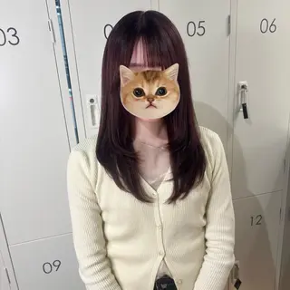 ロング カラー チサト🍨/仙台 /縮毛矯正🪄🫧のヘアスタイル