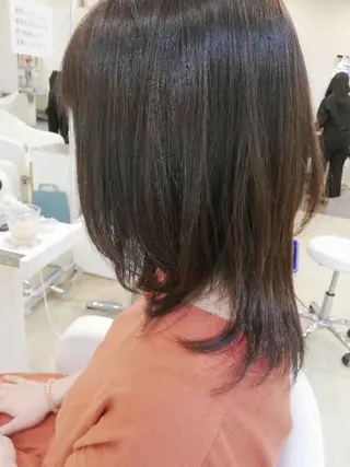 ミディアム 池田 恵久美のヘアスタイル