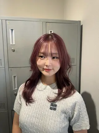 セミロング 透明感カラー/レイ ヤーカット/KaHoのヘアスタイル