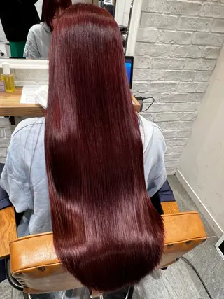 ロング カラー ハイトーンカラー 中村優成のヘアスタイル