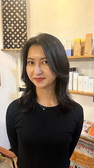 ミディアム カラー BRIDGE HAIR所属・reika 🩰のヘアスタイル