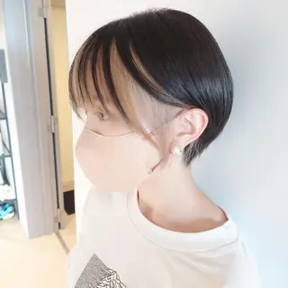 ショート カラー iss所属・メンズ/パーマ特化 /波巻き/林洋平のヘアスタイル