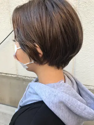 ショート さの あやねのヘアスタイル