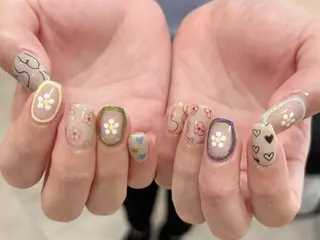 ネイル パラジェル認定サロン N°nail 立川のネイルデザイン