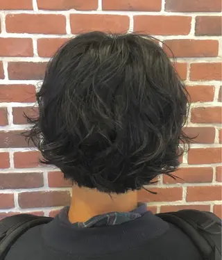 ショート パーマ さかい なつみのヘアスタイル