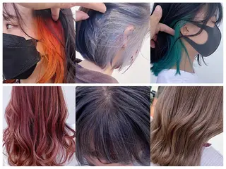 カラー ブリーチカラー/ 岩破瑞希のヘアスタイル