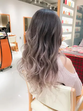 ロング カラー Days 透明感カラーのヘアスタイル