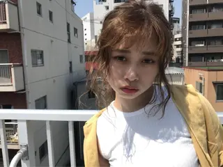 ロング カラー パーマ ヘアアレンジ O/ODER (official)のヘアスタイル