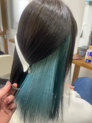 ミディアム カラー 🎨 SHIORI🥀のヘアスタイル