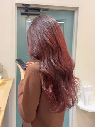 ロング カラー レイヤー/顔周り /いいぬまみかのヘアスタイル