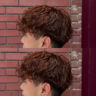 ショート パーマ メンズ 柏メンズカットパーマ NO.1タイチのヘアスタイル